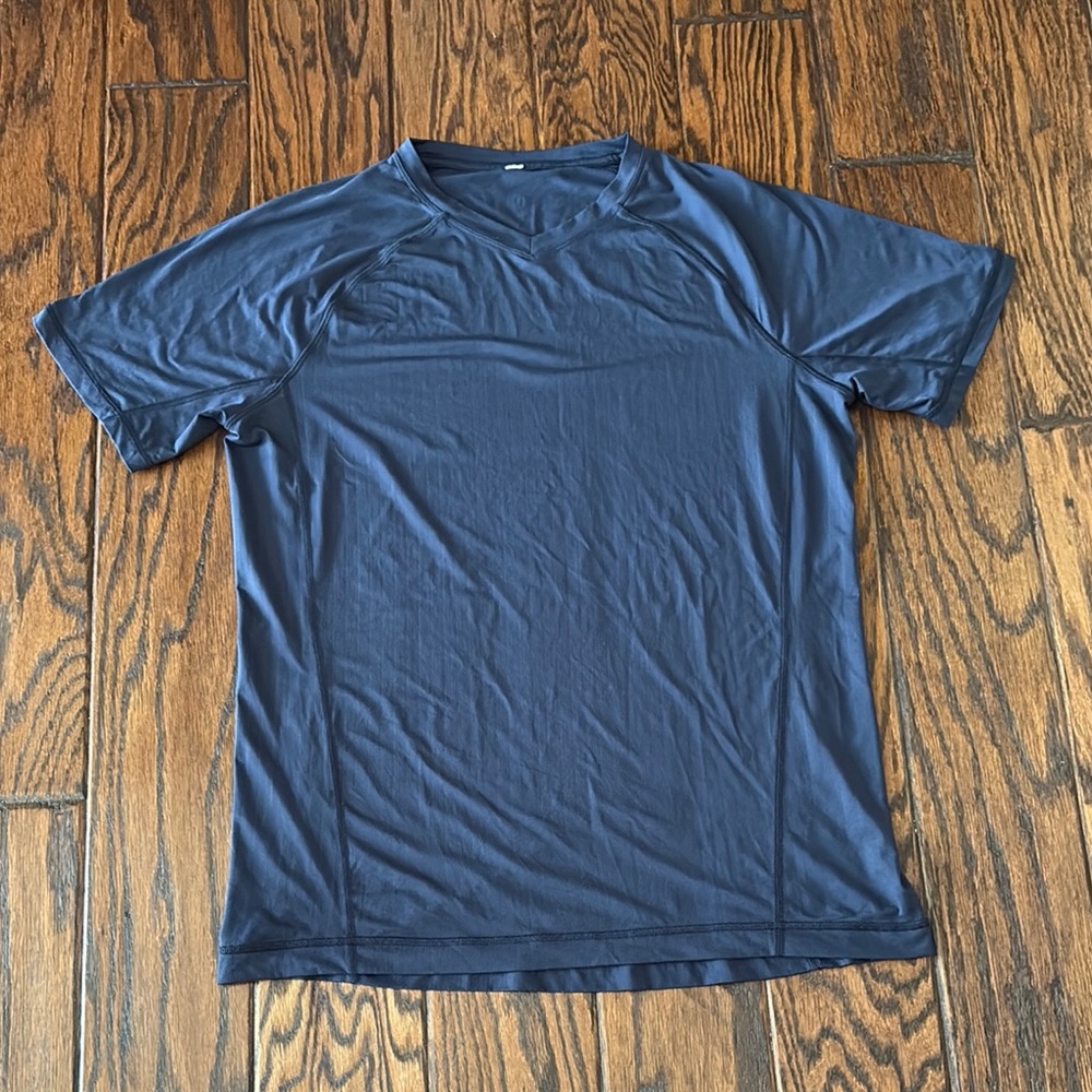 Lululemon Blue Short Sleeve Crew Neck Tee